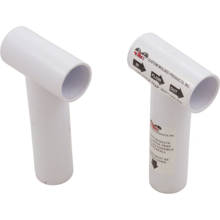 48" Pool Waterfall (1" Lip, Bottom Port) White : 25576-420-000