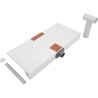 24In Pool Waterfall (12In Lip) White : 25577-230-120