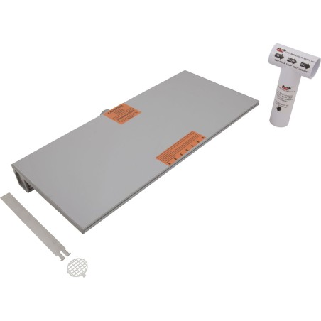24In Pool Waterfall (12In Lip) Gray : 25577-231-120