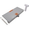 24In Pool Waterfall (12In Lip) Gray : 25577-231-120