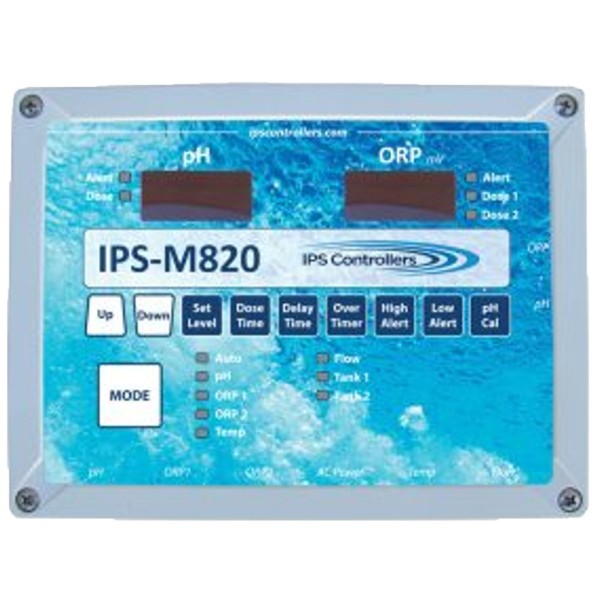 Chemical Ctrl, IPS Controllers M820, Dual ORP/pH, 115V/230V : IPS-M820