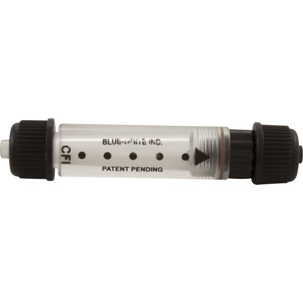 Flow Indicator, Blue-White, for 3/8"od tubing, SS Bobbin : FI-100S-6V
