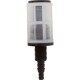Foot Valve, Blue-White, Viton/Aflas O-Ring, for 3/8"od tubing : C-340A