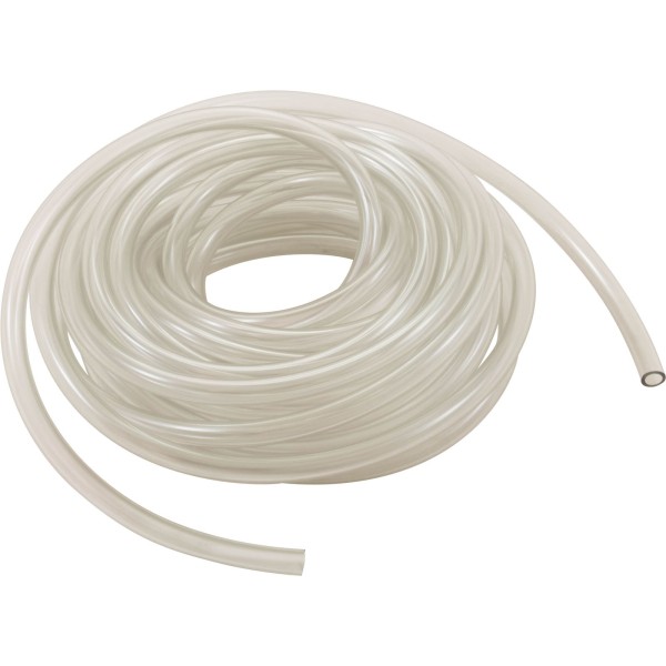 Tubing, Suction, Blue-White, C-600, 3/8"od, 25ft, Clear PVC : C-334-6-25