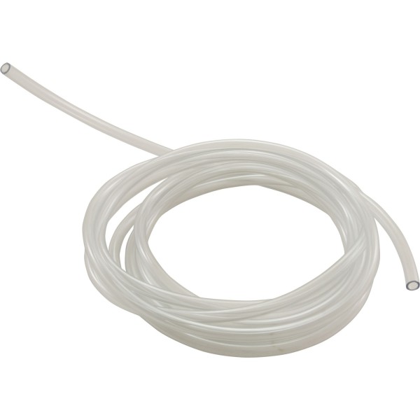 Tubing, Suction, Blue-White, 1/4"od, 10ft, Clear PVC : C-334-4-10