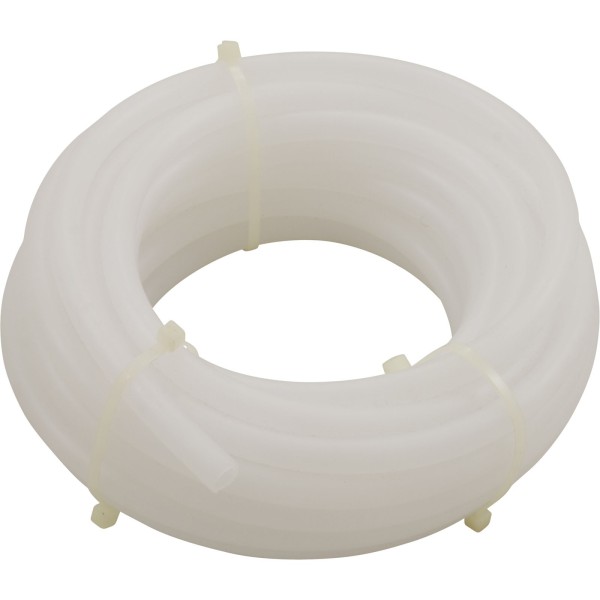 Tubing, Discharge, Blue-White, 3/8"od, 25ft, Clear Polyethylene : C-335-6-25