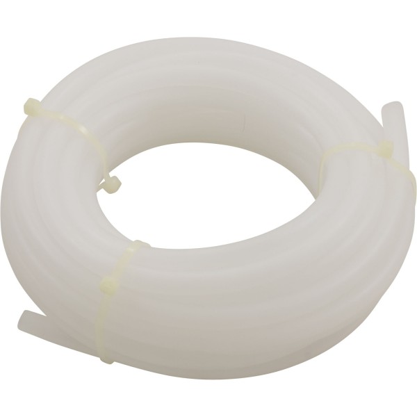 Tubing, Discharge, Blue-White, 3/8"od, 25ft, Clear Polyethylene : C-335-6-25