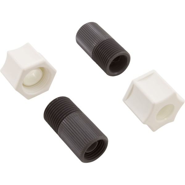 Connecting Nut, Qty 2, Stenner, 3/8", w/ 1/4" Adapter : UCADPTR