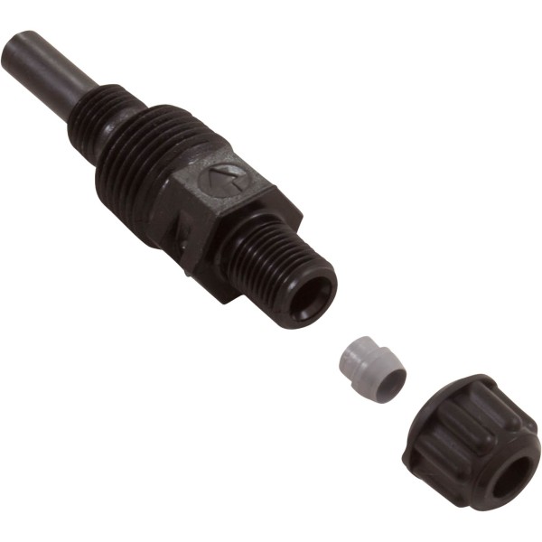 Injection Fitting Cmplt, Stenner, 1/4", PVC : UCAK300