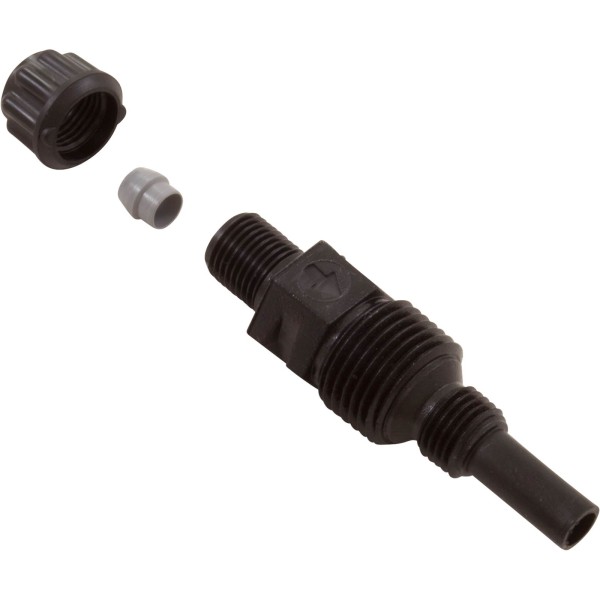 Injection Fitting Cmplt, Stenner, 1/4", PVC : UCAK300