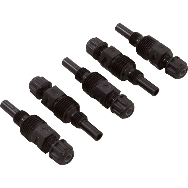 Injection Fitting Cmplt, 5 Pack, Stenner, 1/4", PVC : MCAK300