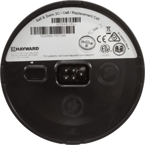 Replacement Cell, Hayward Salt & Swim 3C, 30K Gallons : W3SAS-CELL