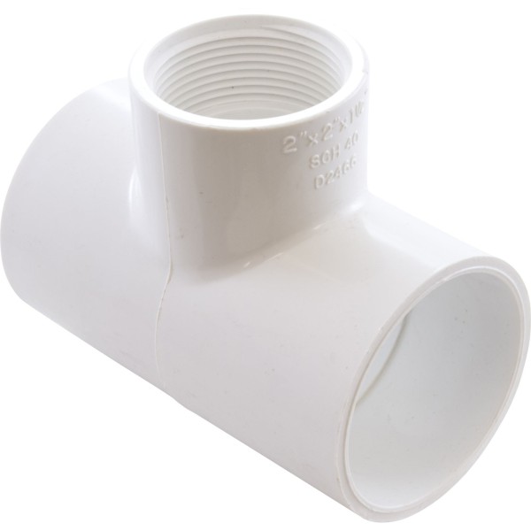 Sensor Tee, Zodiac AquaPure 2-Port, 2" PVC, with LX Threads : R0413000