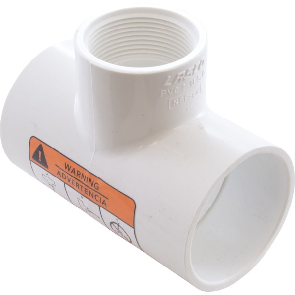 Sensor Tee, Zodiac AquaPure 2-Port, 2" PVC, with LX Threads : R0413000
