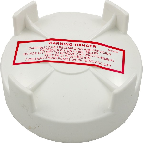 Chlorinator Lid, Pentair Rainbow High Sqft/Auto Feeder, Wht : R172008W