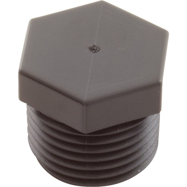 Plug, Aquastar ChemStar CH100, 1/2"mpt, PVC : CH1015