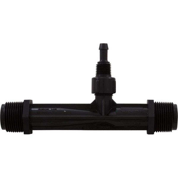 Injector Only, 3/4" Npt, Number 584 Black Kynar, W/O Check Valve : 7-0610
