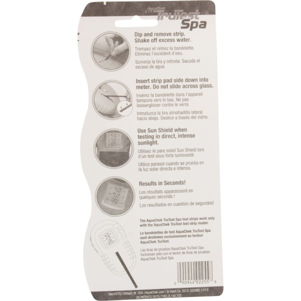 Test Strips, AquaChek, TruTest Spa Refill, 50 Strips : 522255