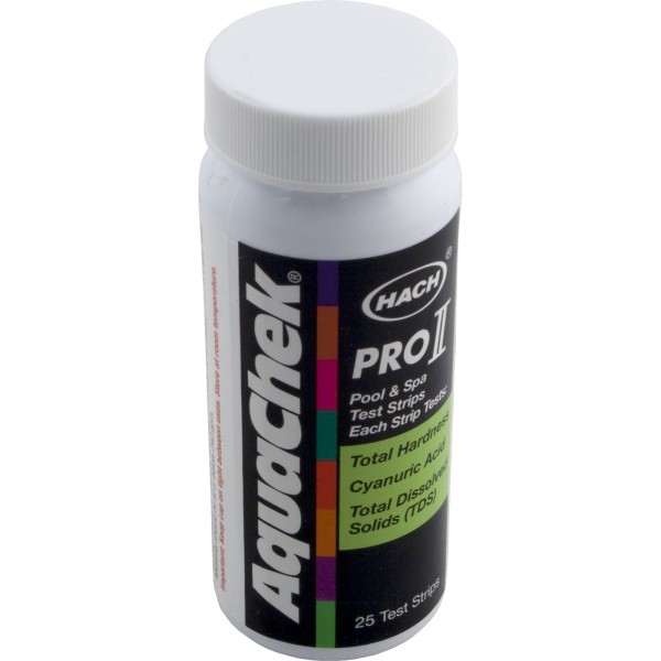 Test Strips, AquaChek Pro II, 4-in-1, CA, TDS, Hardness, 25ct : 512084