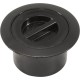 Volleyball Pole Holder Flange & Plug Assy-Black : 540-6711