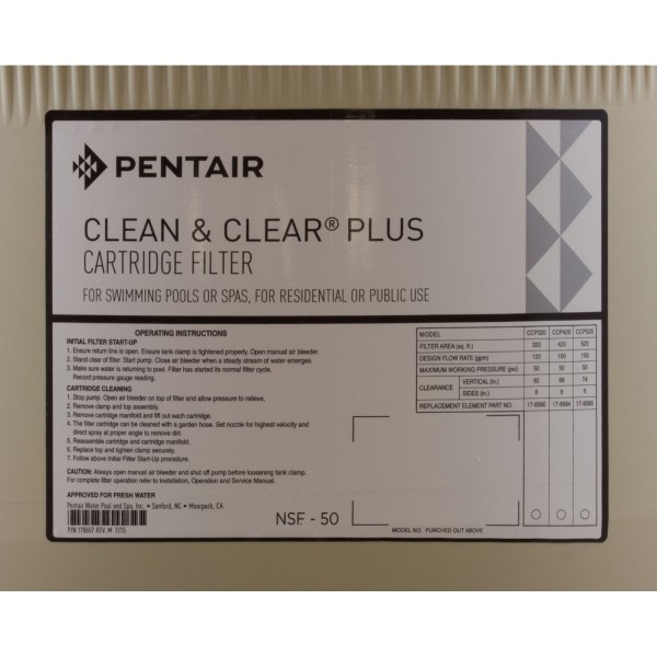Tank Body, Pentair American Products CLN/CLR, Almond : 178578