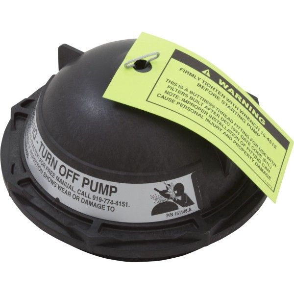 Tank Lid, Pentair PacFab Triton II, 6", w/ O-Ring, Black : 152519Z