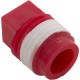 Plug, Blue-White, F-300/D-300/U-300, Red w/PTFE Tape : F-3005