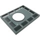Jacket Top, Raypak R335A/R335B, Louvered : 005305F