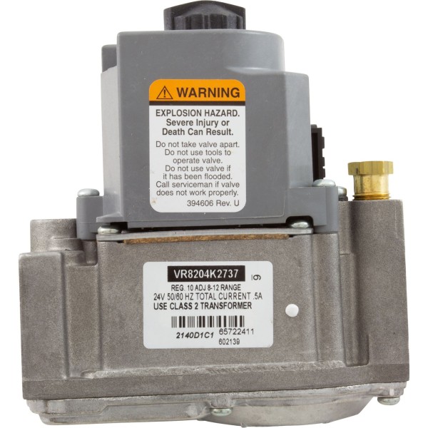 Combination Gas Valve, Raypak 106A/156A, Propane : 014868F