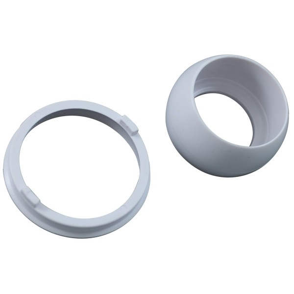 Eyeball w/Nut, AquaStar, 1", Standard, White : ASEN101