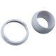 Eyeball w/Nut, AquaStar, 1", Standard, White : ASEN101