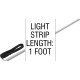 Light Strip, PAL LED, 1ft, w/Diffuser Lens, 65ft Cord : 42-PLOF-RGB-030