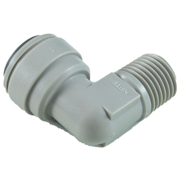 Quick Elbow, Stark, 1/4"mpt x 3/8"OD : B4642