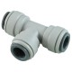 Quick Tee, Stark, 1/4", for 3/8"OD Tubing : B4647