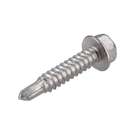 Screw, 1/4-14 x 1-1/4" Stainless, Hex head : 25N125UHW4