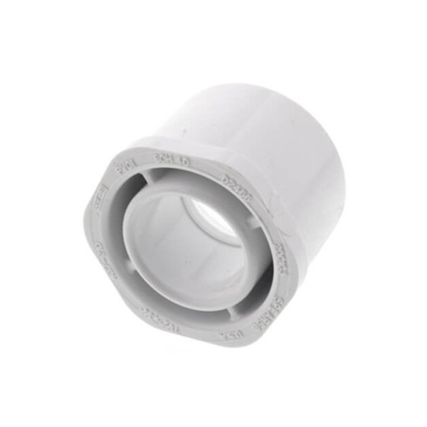 Fitting, PVC, Reducer Bushing, 1-1/2"Spg x 3/4"S : 437-210