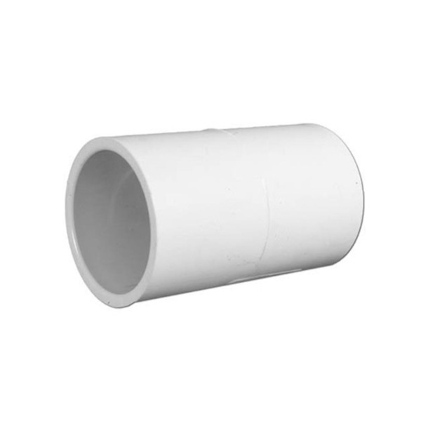 Fitting, PVC, Coupler, 1-1/2"S x 1-1/2"S : 419-4000