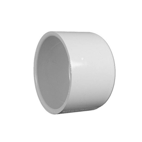 Fitting, PVC, End Cap, 2"S : 447-020