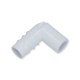 Fitting, PVC, Ribbed Barb Ell Adapter, 90°, 3/4"RB x 1/2"Spg : 411-3500