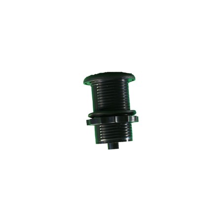 Air Button, Therm, No.15 Style, Flush, Black : 50-00602