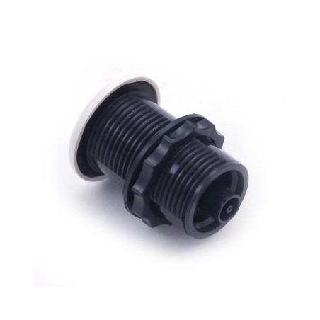 Air Button, Therm, No.15 Style, Flush, White : 50-00604