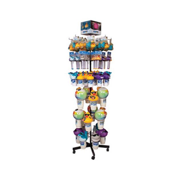 SPS Spinner Rack w/ merchandise assortment : 9624