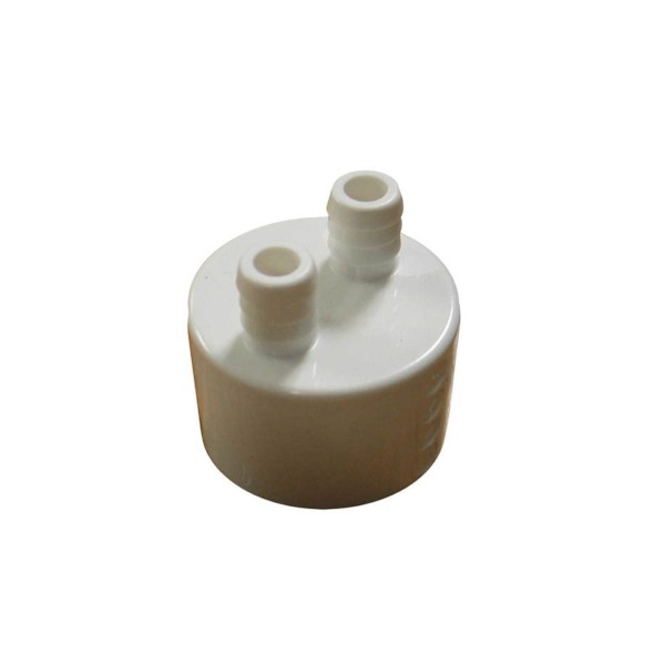 Manifold, PVC, Gentekk, 1"Slip x 2 3/8"Ribbed Barb Ports : 2PAM1SK