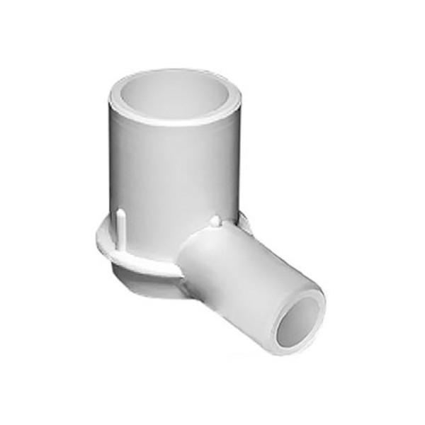 Fitting, PVC, Smooth Barb Ell Adapter, 90°, 3/4"SB x 1"Spg : 411-3480