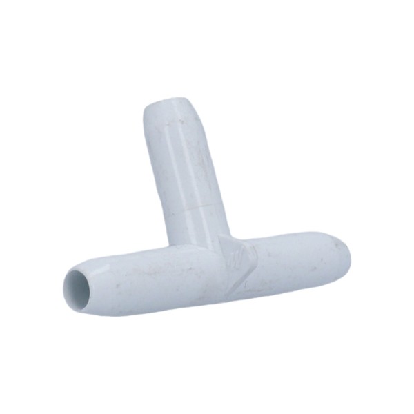 Fitting, PVC, Smooth Barb Tee, 3/8"SB x 3/8"SB x 3/8"SB : 413-1900