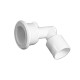 Jet Body,PENTAIR,Cyclone Euro,3/8"RB Air x 3/4"S Water w/Check Valve,1-1/2"Hole : 90015100