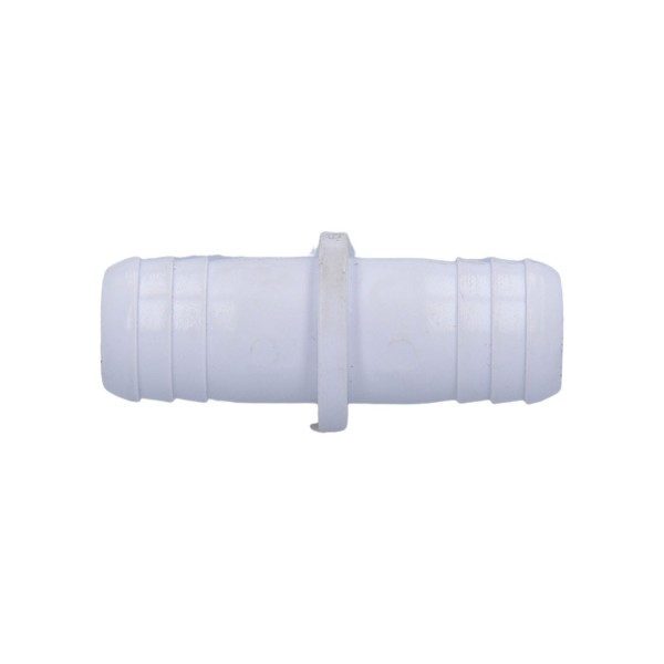 Fitting, PVC, Ribbed Barb Coupler, 3/4"RB x 3/4"RB : 21000-750