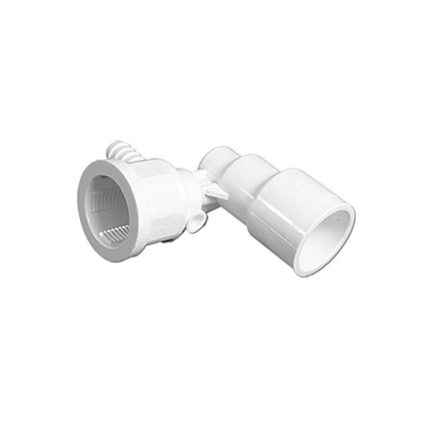 Jet Body,Balboa Euro Jet,3/8"RB Air x 3/4"S Water,90 Deg Ell 1-1/8"Hole Size : 46927300