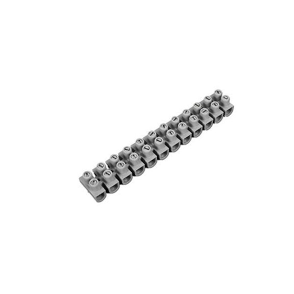 Terminal Strip, 20 Amp, 12 Positions, 22-14 AWG wire : E-6