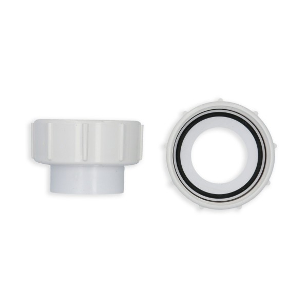 Union, Pump, Aqua-Flo, 1-1/2"S 2"Spg x 2"FBT Set of 2 : 52273000